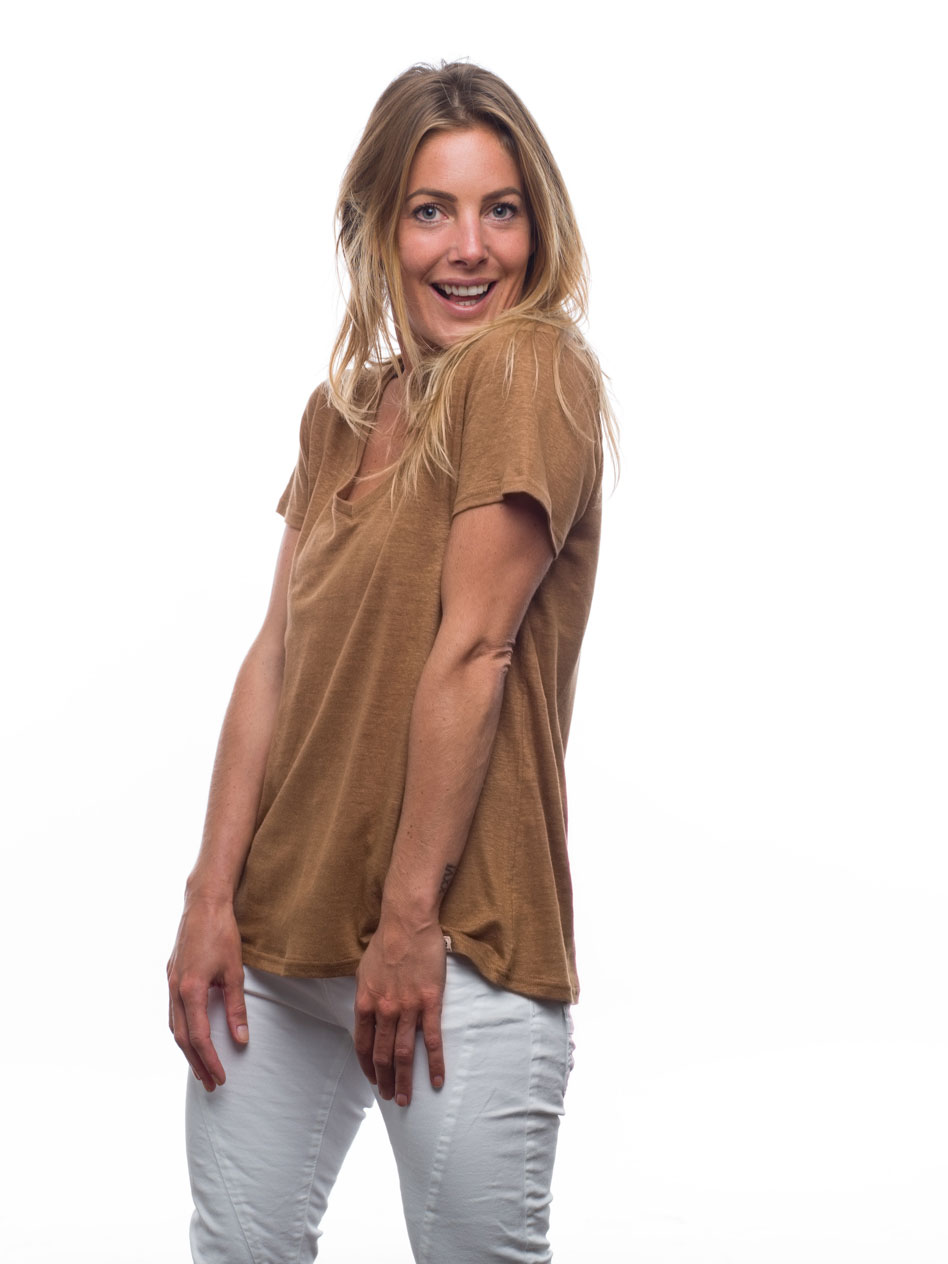 Acheter des tee-shirts en lin pour les femmes